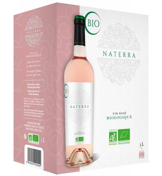 Naterra - Vin rosé bio (3L)