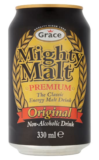 Grace Mighty Malt Premium Original Non-Alcoholic Drink (330ml)