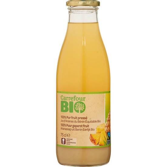 Carrefour Bio - Jus de fruit (750 ml) (ananas)