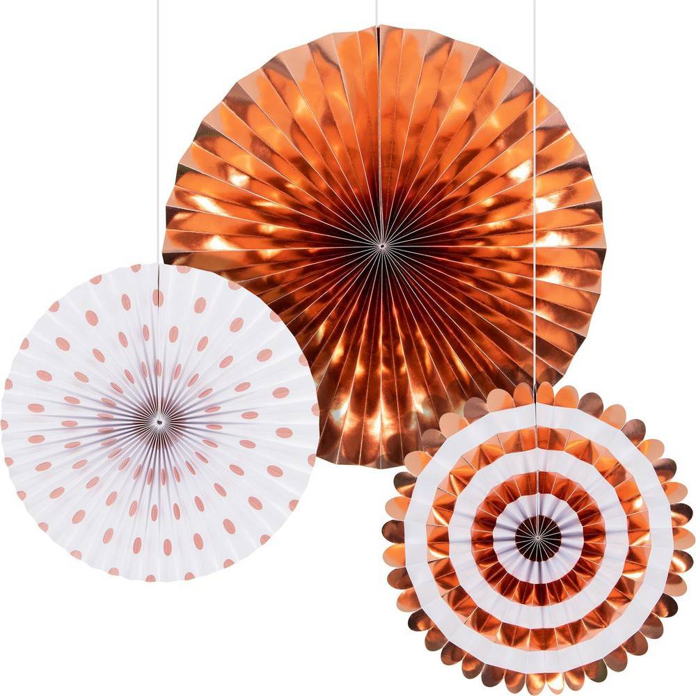 PartyEh! Rose Gold Paper Fans Delivery Near Me Order Online Uber Eats