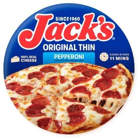 Jack's Original Thin Crust Pepperoni Pizza 14.3oz