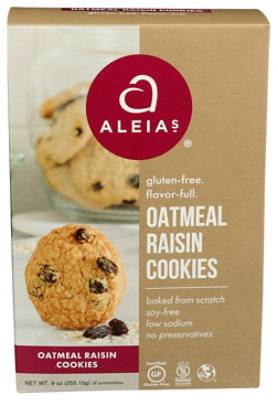 Aleias Cookies Oatmeal Raisin (9 oz)