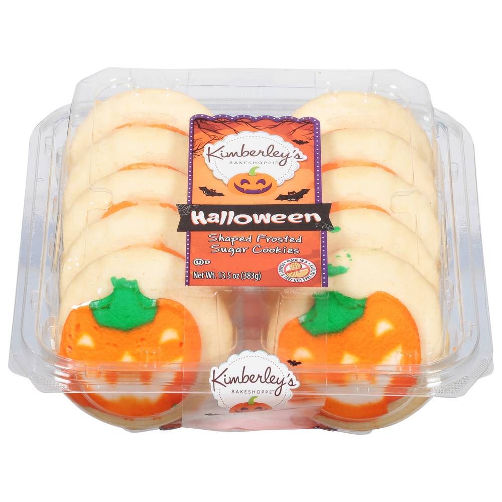 Kimberley's Bakeshoppe Halloween Shaped Frosted Sugar Cookies (13.5 oz, 10 ct)