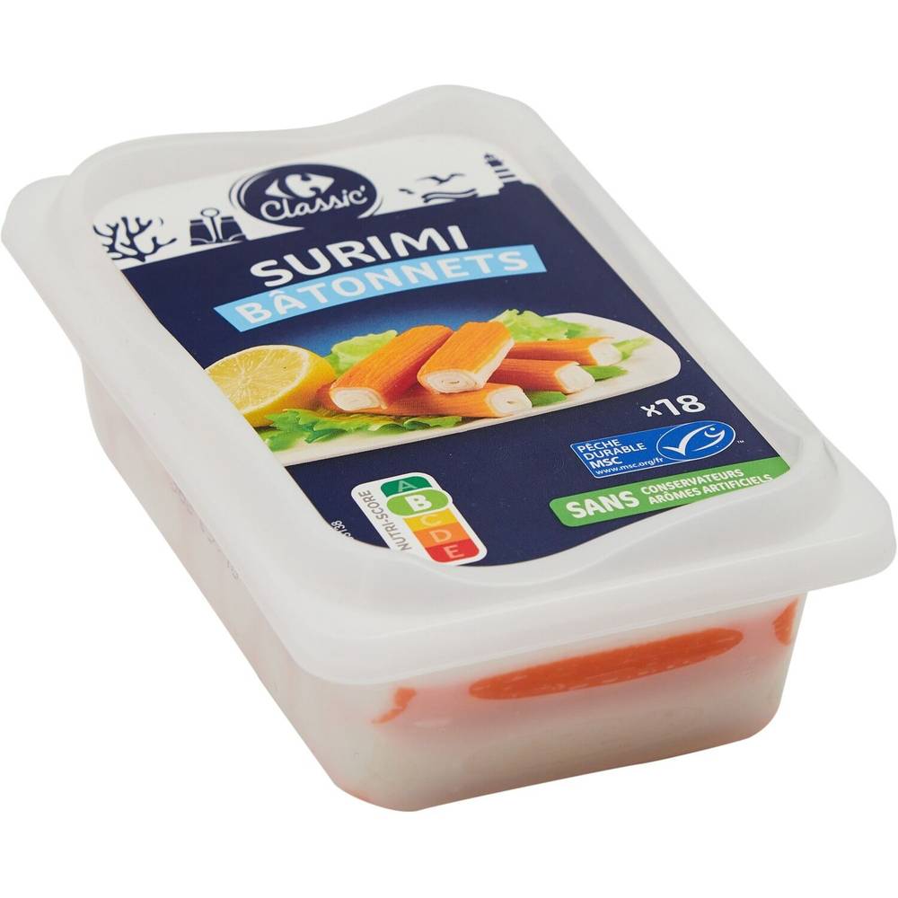 Carrefour Classic' - Surimi bâtonnets (18 pièces)