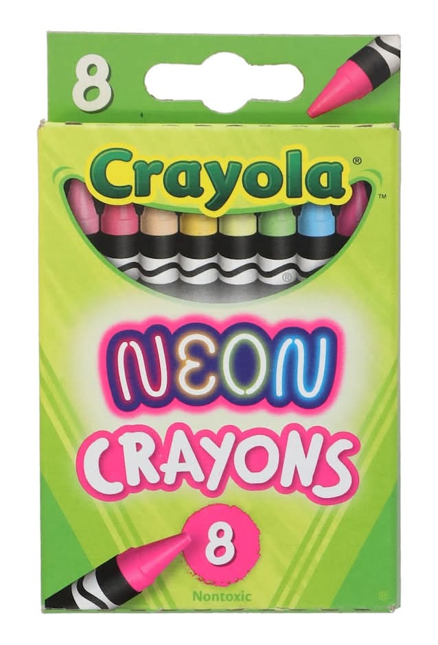 Crayola Neon Crayons (8 ct)