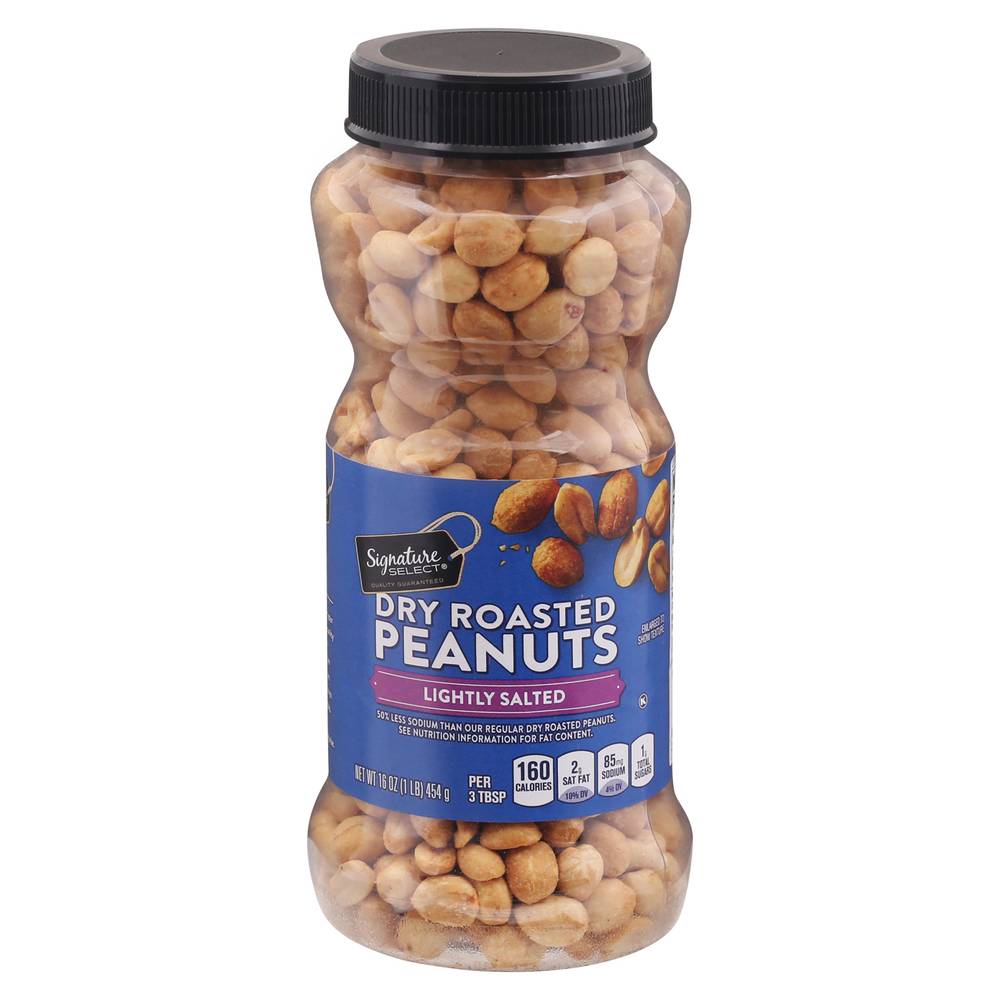 Signature Select Dry Roasted Peanuts Lightly Salted (1 lbs)