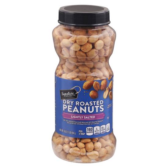 Signature Select Dry Roasted Peanuts Lightly Salted (16 oz)