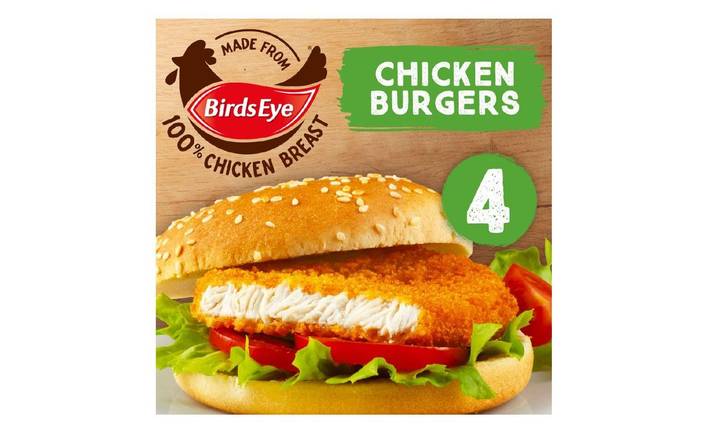 Birds Eye 4 Chicken Burgers 200g (369334) 