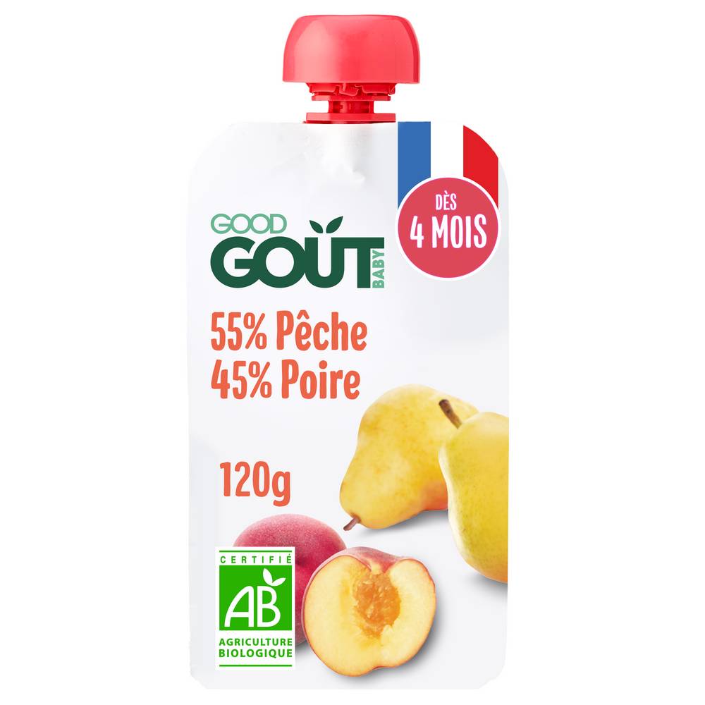 Good Goût - Pêche poire bio (4 pièces)