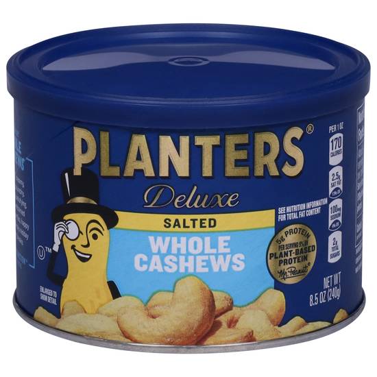 Planters Deluxe Whole Salted Cashews