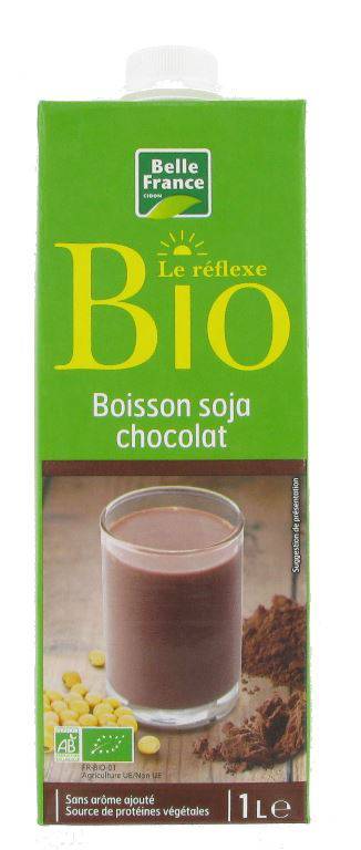 Belle France - Boisson au soja chocolat bio (1L)