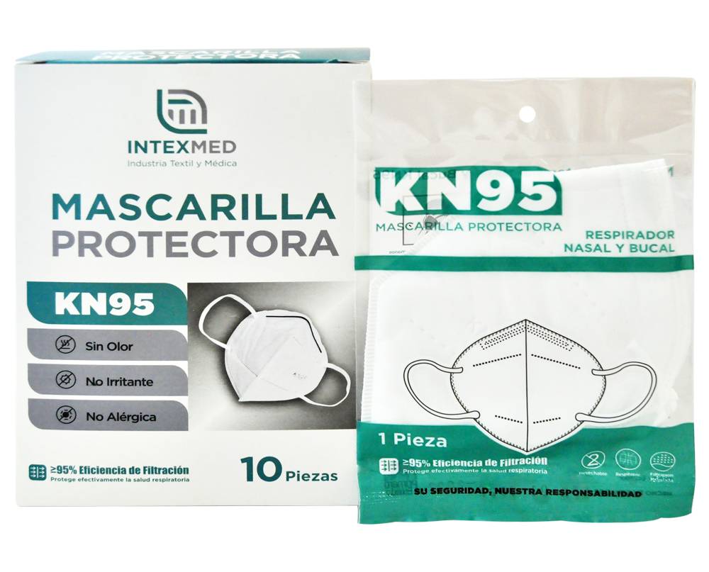 INTEXMED MASCARILLA KN95 ADUL *10