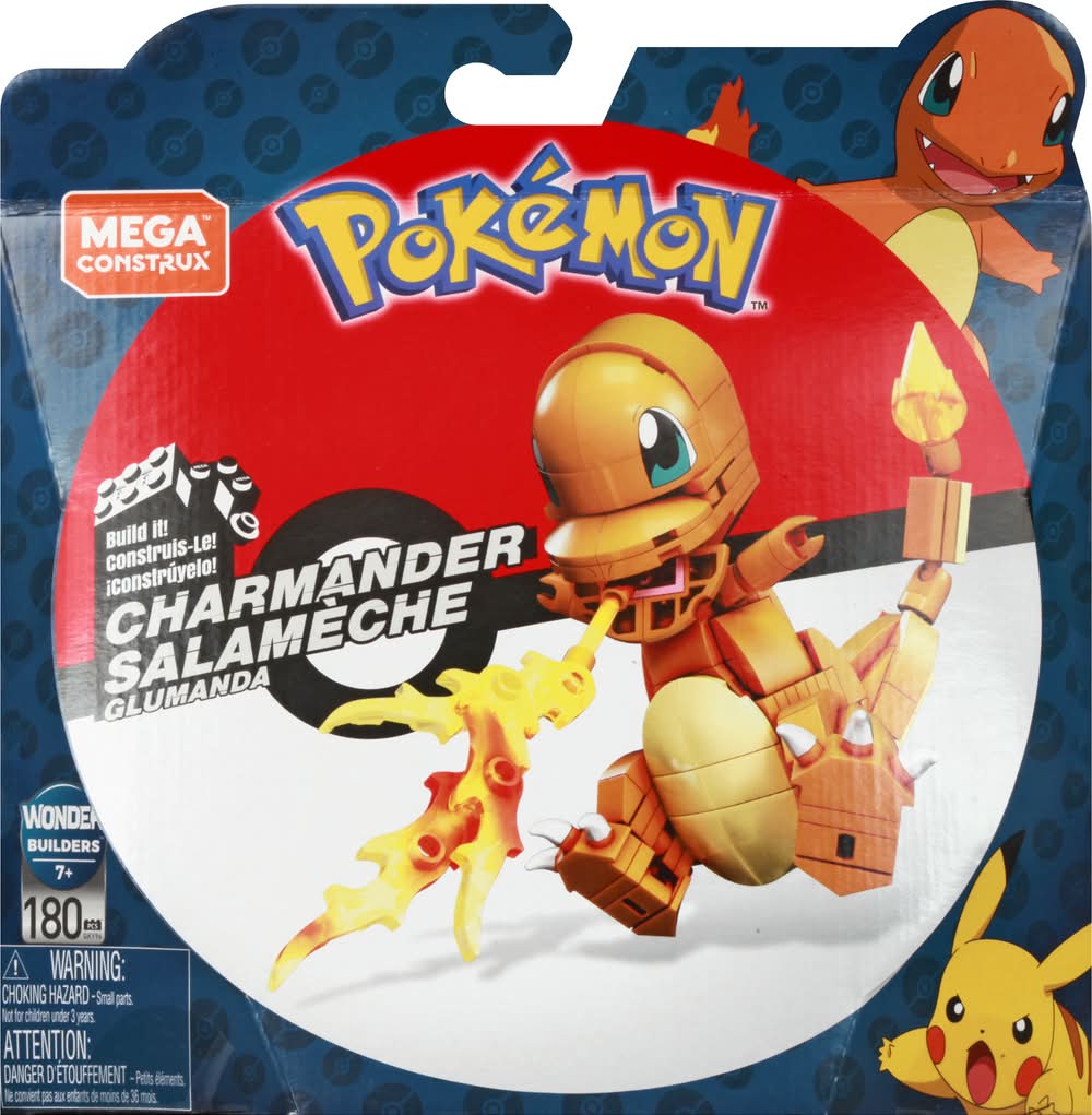 Mega Construx Pokemon Charmander Wonder Builders Toy