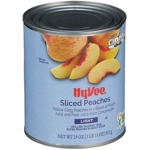 Hy-Vee Light Sliced Peaches