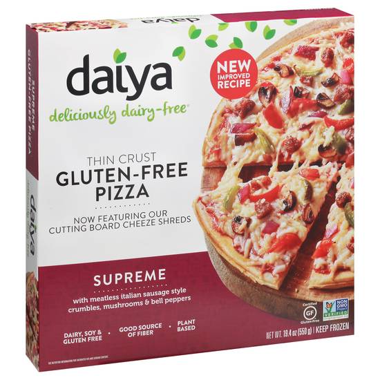 Daiya Gluten & Dairy-Free Thin Crust Supreme Pizza