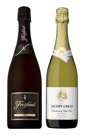 363907：【Uber限定】スパークリングワイン2本セットA / Sparkling Wine Set【A】(2types Of Wine)
