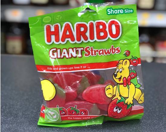 Haribo Giant Strawbs 140g