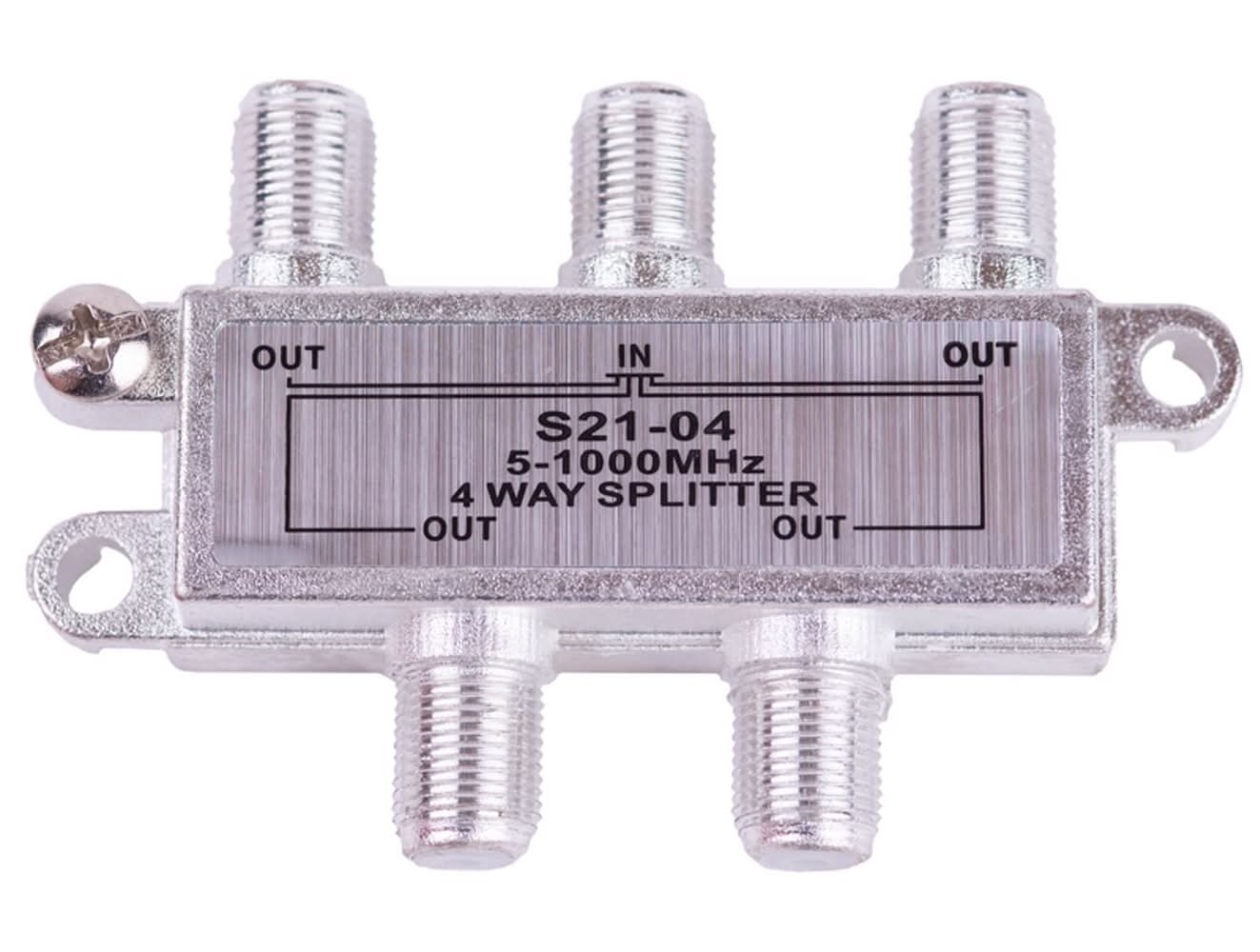 Monster Energy Just Hook It Up 4 Way Coax Splitter 75 Ohm 1000 Mhz 1 Pk