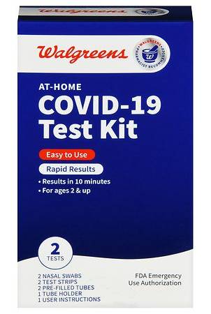 Walgreens At Home Covid 19 Test Kit (2 ct)