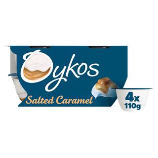 Oykos Salted Caramel Greek Style Yogurt 4 X 110G