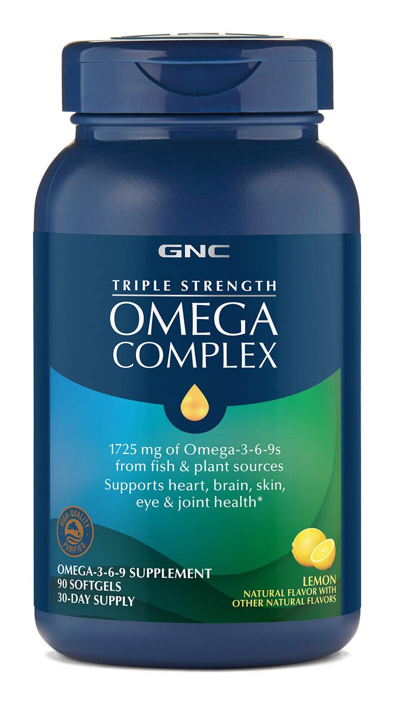 GNC Triple Strength Omega Complex Soft Gels (90 ct)