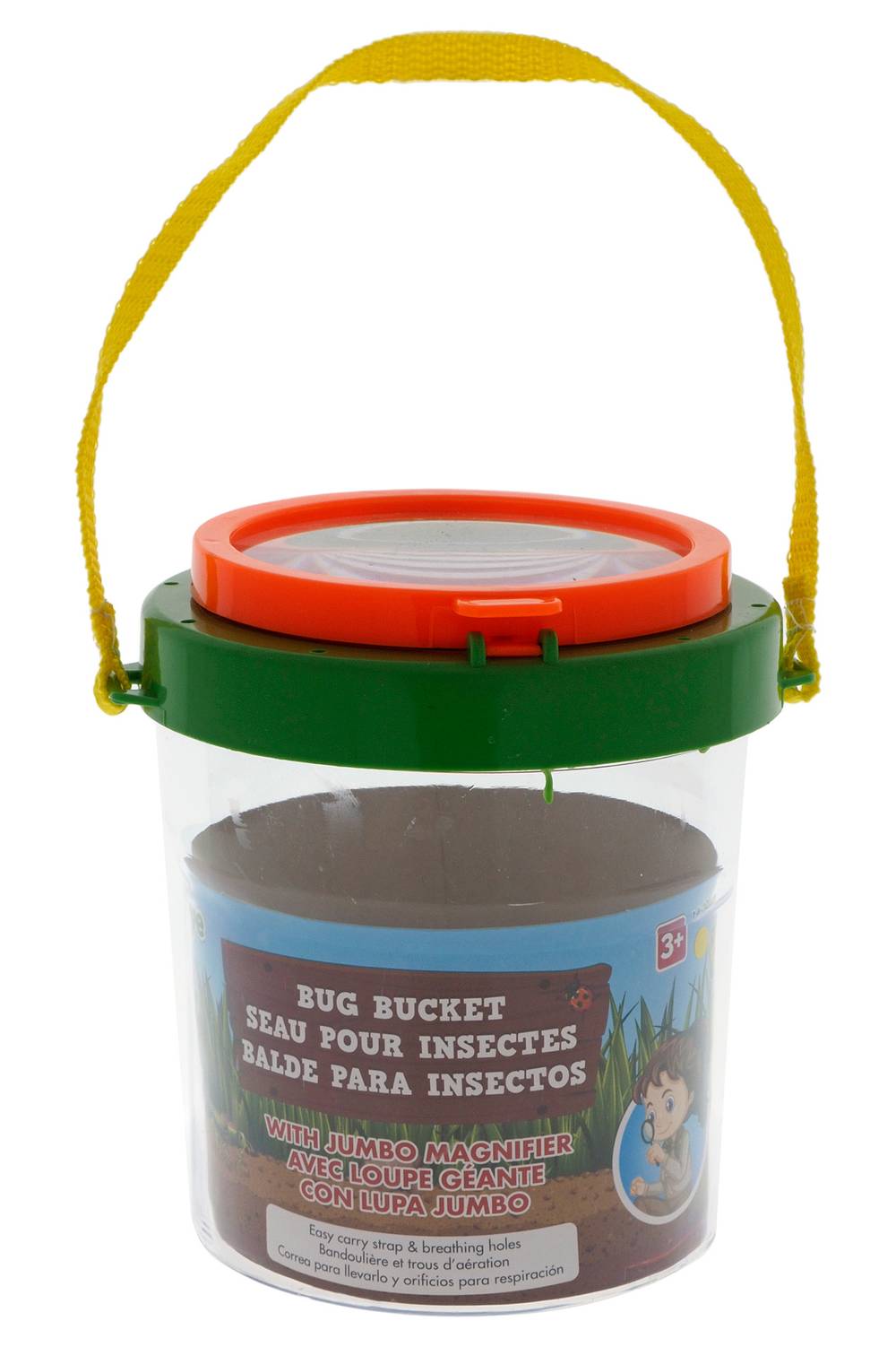 Super Bug Bucket With Handle+Magnifier