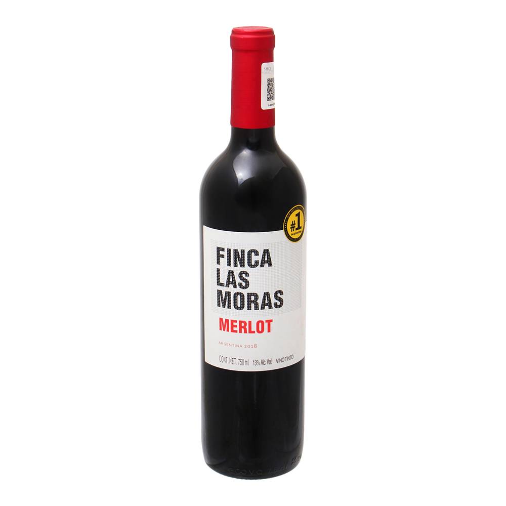 Finca Las Moras · Vino tinto merlot (750 ml)