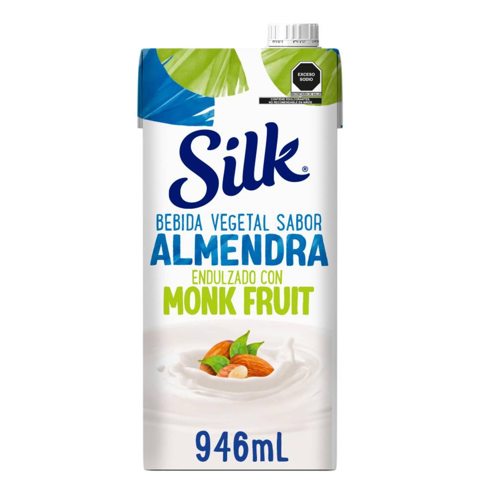 Silk alimento líquido almendra sin azúcar (946 ml)