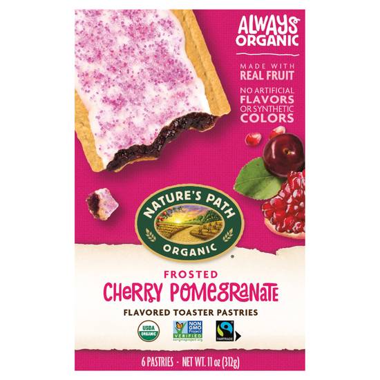 Nature's Path Organic Cherry Pomegranate Toaster Pastries