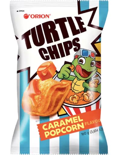 Prion Turtle Chips Caramel Popcorn 160g