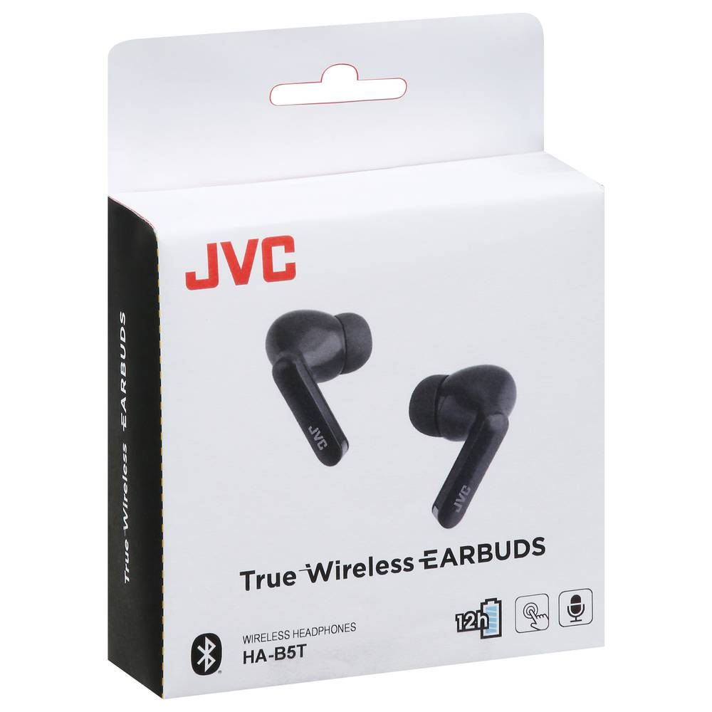 JVC Black True Wireless Earbuds