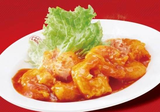 海老のチリソース Shrimp with Chili Sauce