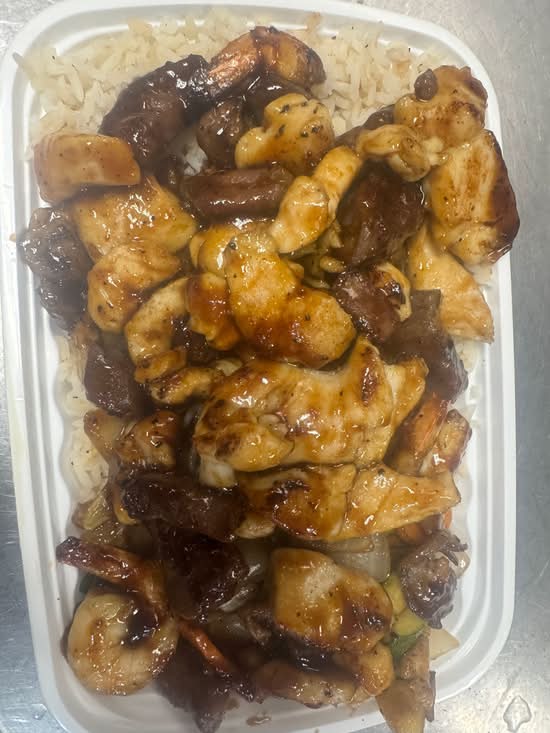 Chicken + Shrimp Hibachi