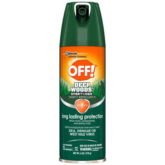 OFF! Deep Woods Sportsmen Insect Repellent II, 6 OZ