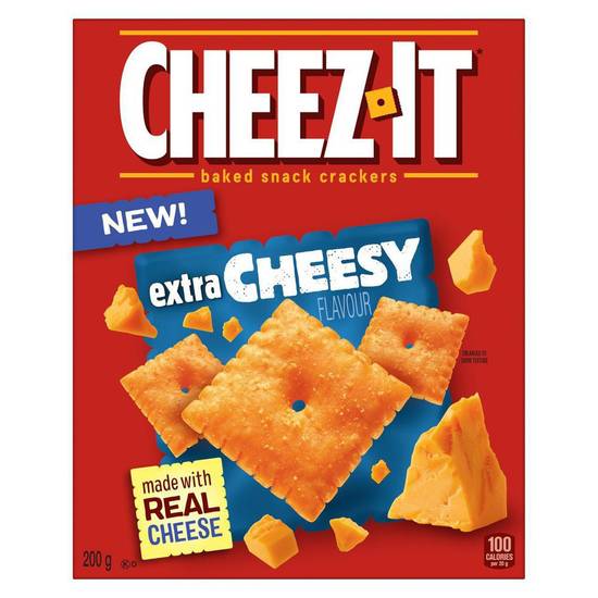 Cheez-it extra fromagé (200 g) - baked snack crackers (200 g)