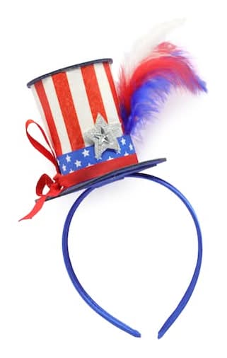 Celebrate It Adult Top Hat Headband, 8.27x8.27x0.5 in, Assorted