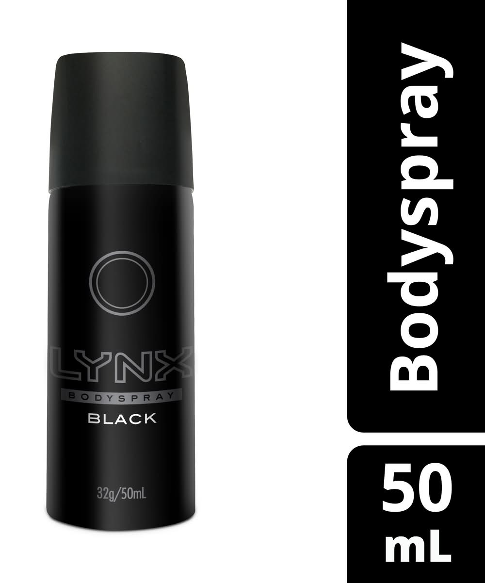 Lynx Men Antiperspirant Aerosol Deodorant Black (50mL)