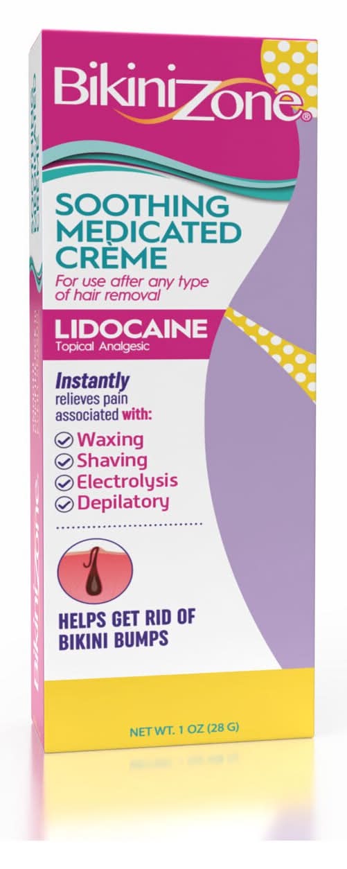 Bikini Zone Soothing Medicated Creme With Lidocaine (1 oz)