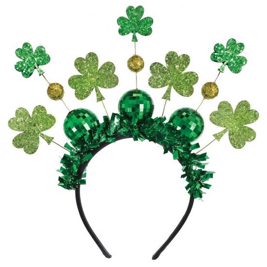 Disco Ball Shamrock St. Patrick's Day Headband