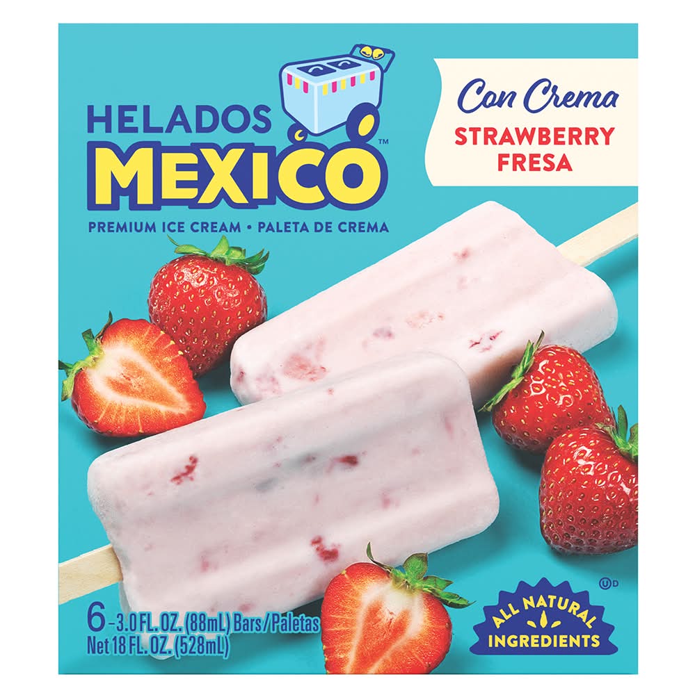 Helados Mexico Strawberry Paletas