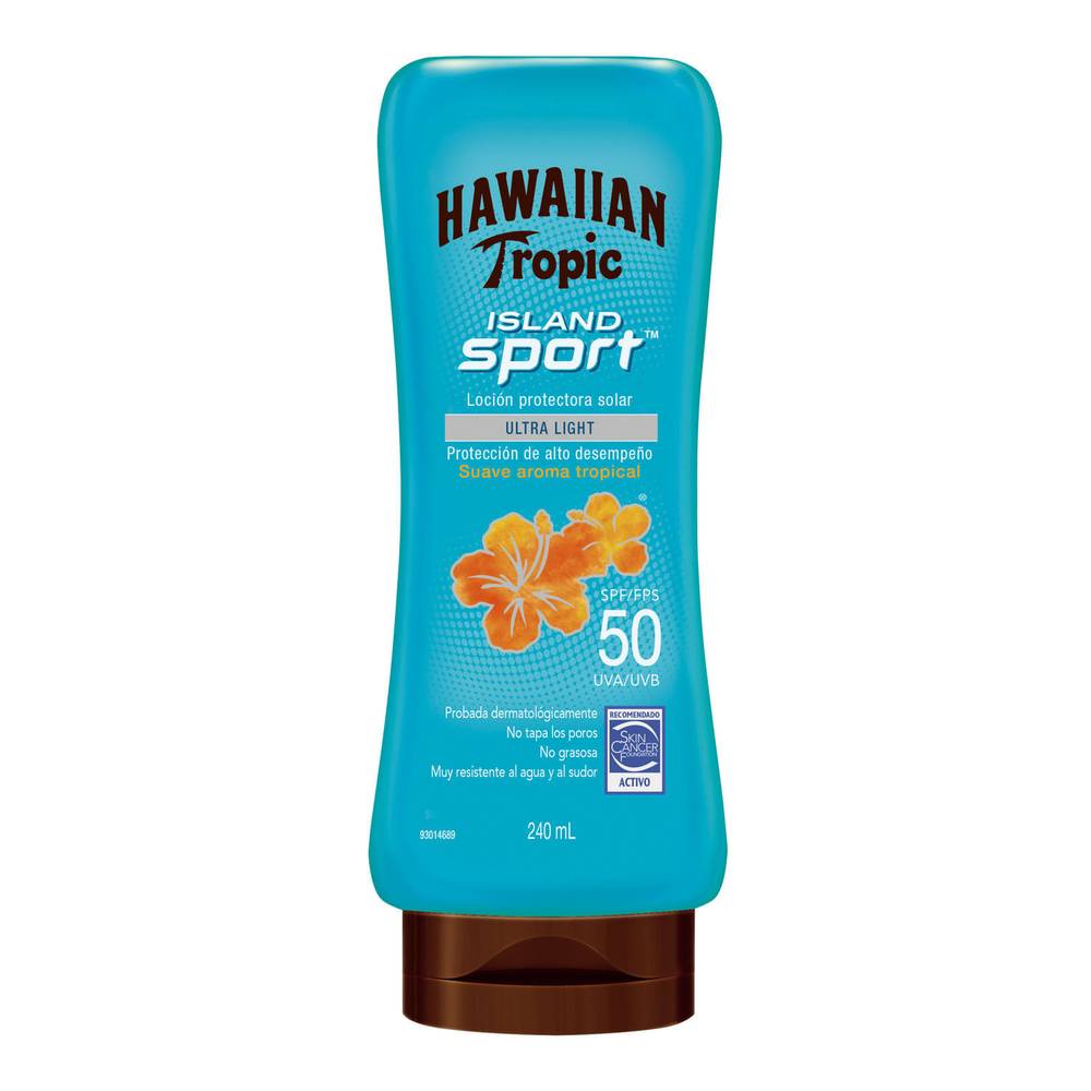 Hawaiian tropic protector solar sport fps 50