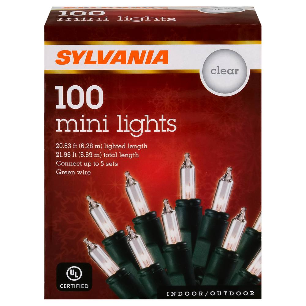 Sylvania Indoor and Outdoor Clear Mini Lights