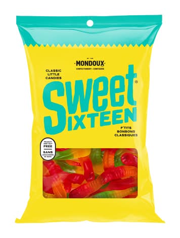 Sweet sixteen p'tits bonbons classiques vers à la gelée - classic little candies gummy worms
