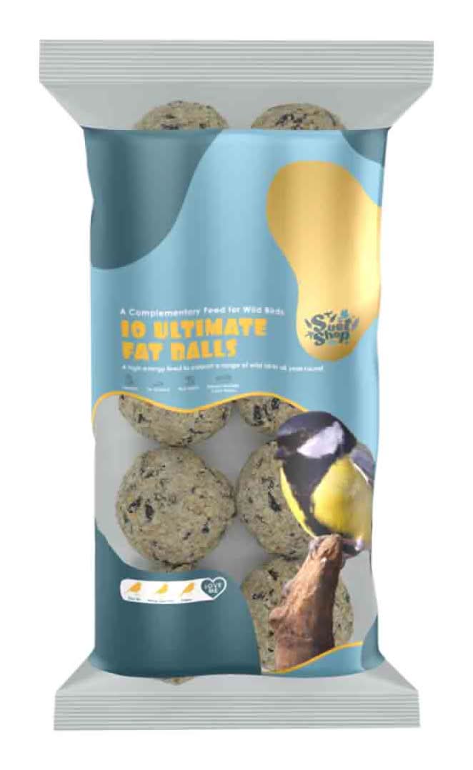 Suet Shop Ultimate Wild Bird Fat Balls 10 Pack