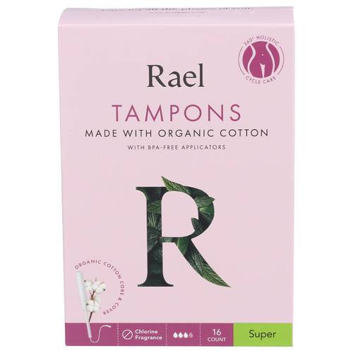 Rael Super Cotton Tampons
