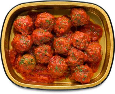Italian Beef Meatballs Cp 1/2 Tray - Ea