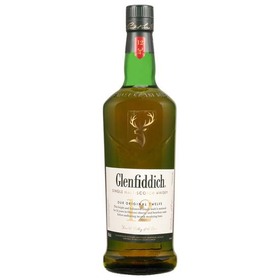 Glenfiddich Single 12 Malt Scotch Whisky (1 L)
