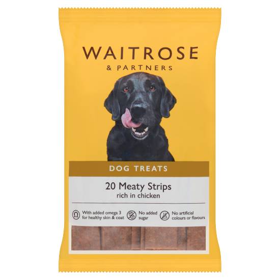 Waitrose Dog Treats Meaty Strips Rich in Chicken (20ct)