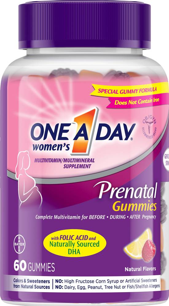 One-A-Day Prenatal 1 With Folic Acid Dha & Iron (60 ct)