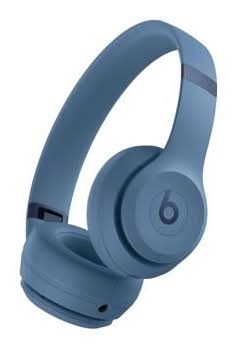 Beats Solo 4 Wireless Bluetooth On-Ear Headphones, Slate Blue